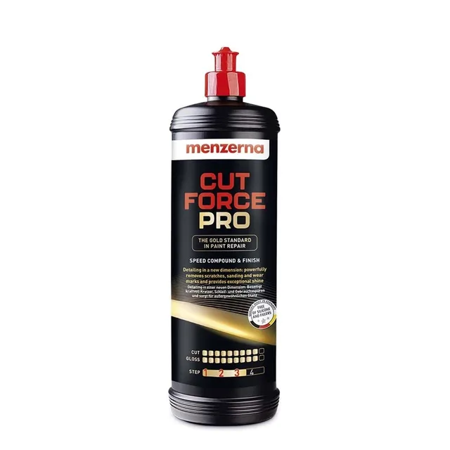 Menzerna Cut Force Pro Altın Seri Ağır Çizik Giderici Kalın Pasta 1 lt