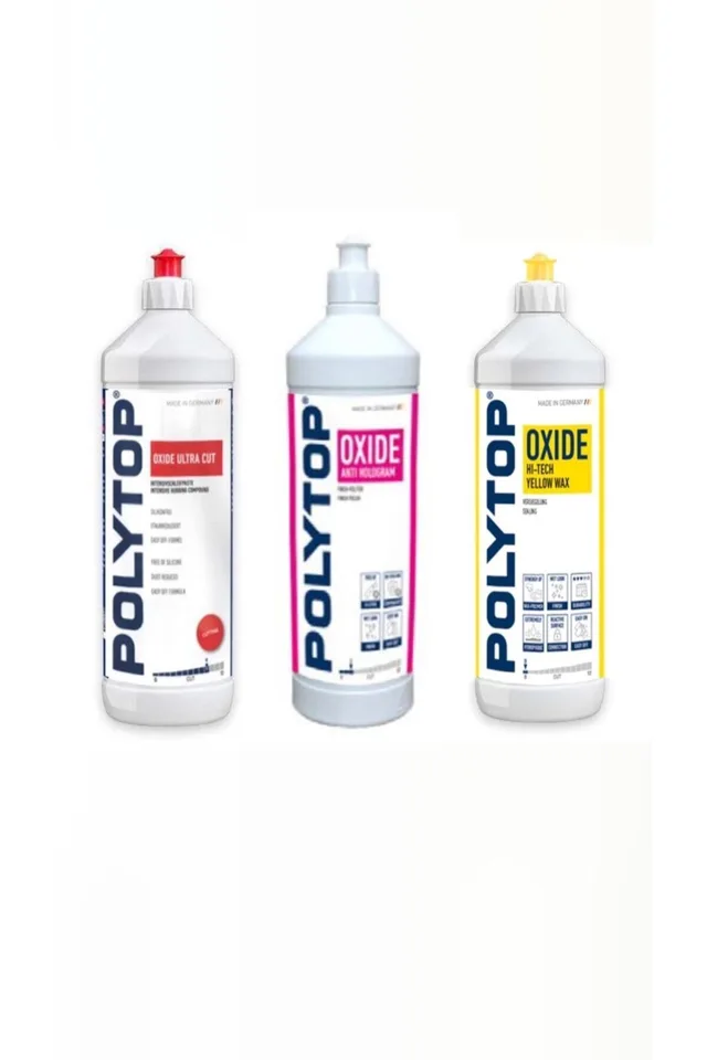 Polytop Oxide Ultra Kalın Pasta Antihologram Hare ve Hitech Boya Koruma Seti 1 lt
