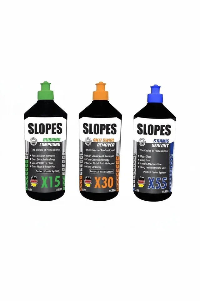 Slopes X15 İnce Pasta X30 Hare ve X55 Boya Koruma Seti 1 lt