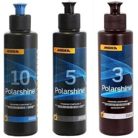 Mirka 10 İnce Pasta 5 Hare Giderici ve 3 Boya Koruyucu Wax 250 ml