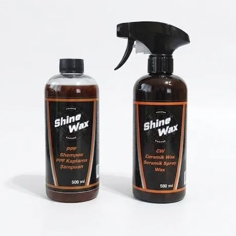 Shine Wax PPF Şampuan & Seramik Sprey Wax 500 ml 2'li Set